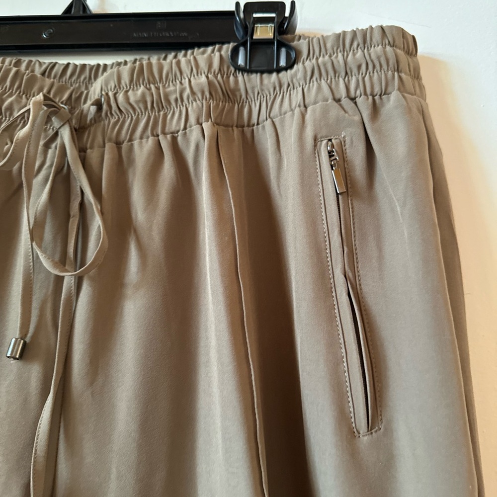 SOHO APPAREL WOMEN'S ELASTIC WAIST DRESS PANT TROUSER BROWN PS NWOT - Picture 2 of 7
